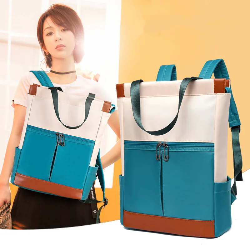 New Fashion Oxford Cloth Fashion Contrast Color Backpack Large Capacity Travel Bag Double Shoulder Bag Women
New Fashion Oxford Cloth Fashion Contrast Color Backpack Large Capacity Travel Bag Double Shoulder Bag Women