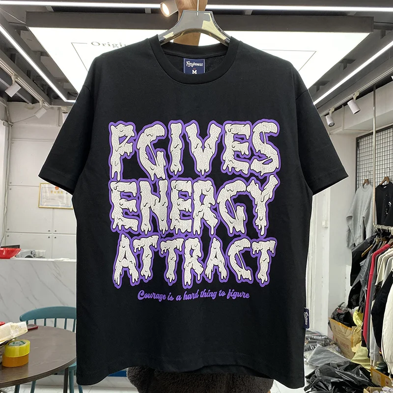 2023 Summer New Product Creative Dissolved Letter Slogan Print Short Sleeve Men Women Loose Cotton Round Neck Casual T-shirt
2023 Summer New Product Creative Dissolved Letter Slogan Print Short Sleeve Men Women Loose Cotton Round Neck Casual T-shirt