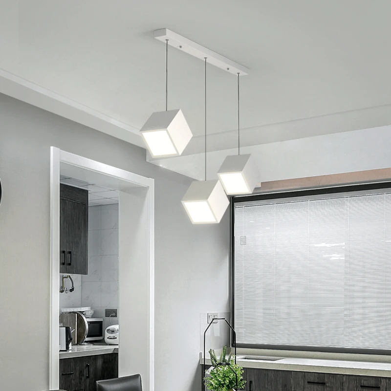 SANDYHA Minimalism Restaurant Chandeliers Modern Creative New Cube Geometry Single Three-head Bar Dining Table Room Bedroom Lamp
SANDYHA Minimalism Restaurant Chandeliers Modern Creative New Cube Geometry Single Three-head Bar Dining Table Room Bedroom Lamp