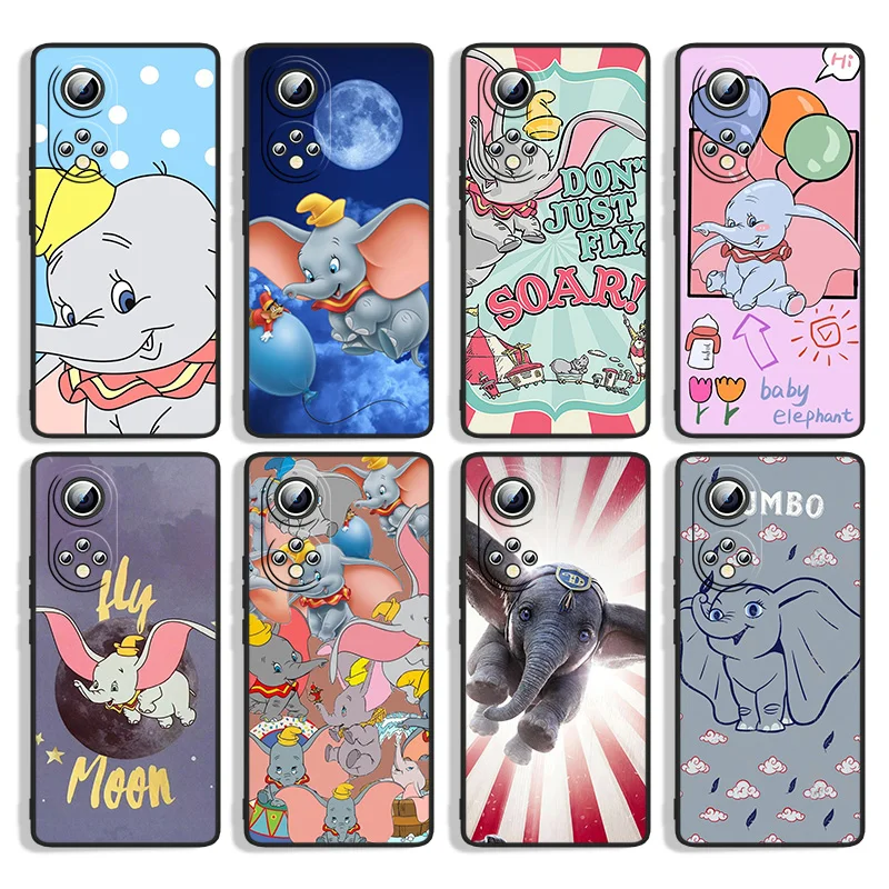 Cute Animation Dumbo For Huawei Honor 60 SE 50 30i 20 10i 10X 10 9X 9C 9A 8A X8 Lite Pro Black Silicone Phone Case Capa 
Cute Animation Dumbo For Huawei Honor 60 SE 50 30i 20 10i 10X 10 9X 9C 9A 8A X8 Lite Pro Black Silicone Phone Case Capa