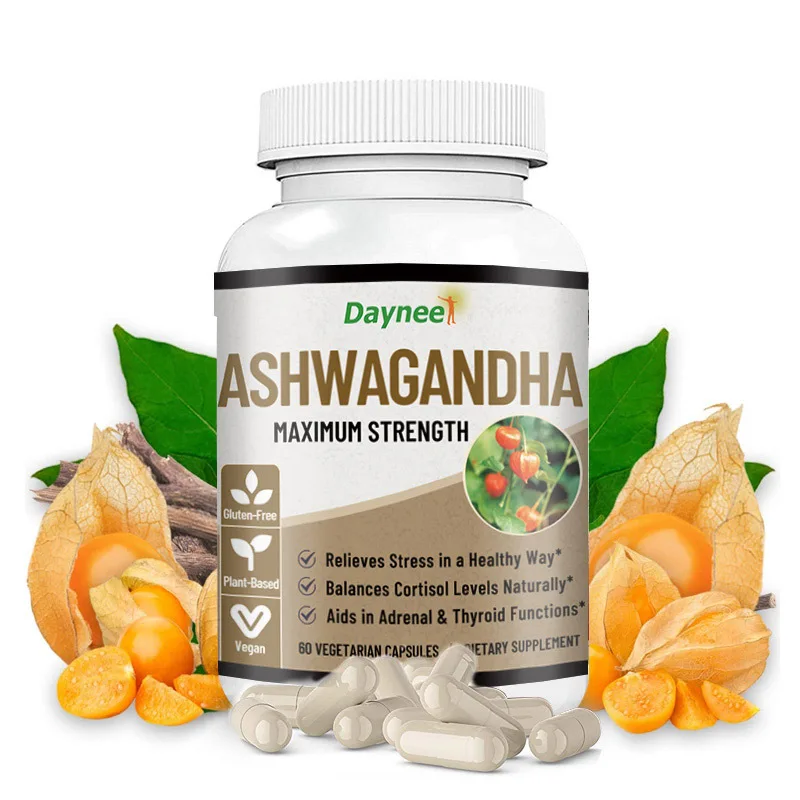 Ashwagandha Capsules Promote Healthy and High-quality Sleep Support Muscle Strength and Recovery Natural Mood Enhancer
Ashwagandha Capsules Promote Healthy and High-quality Sleep Support Muscle Strength and Recovery Natural Mood Enhancer