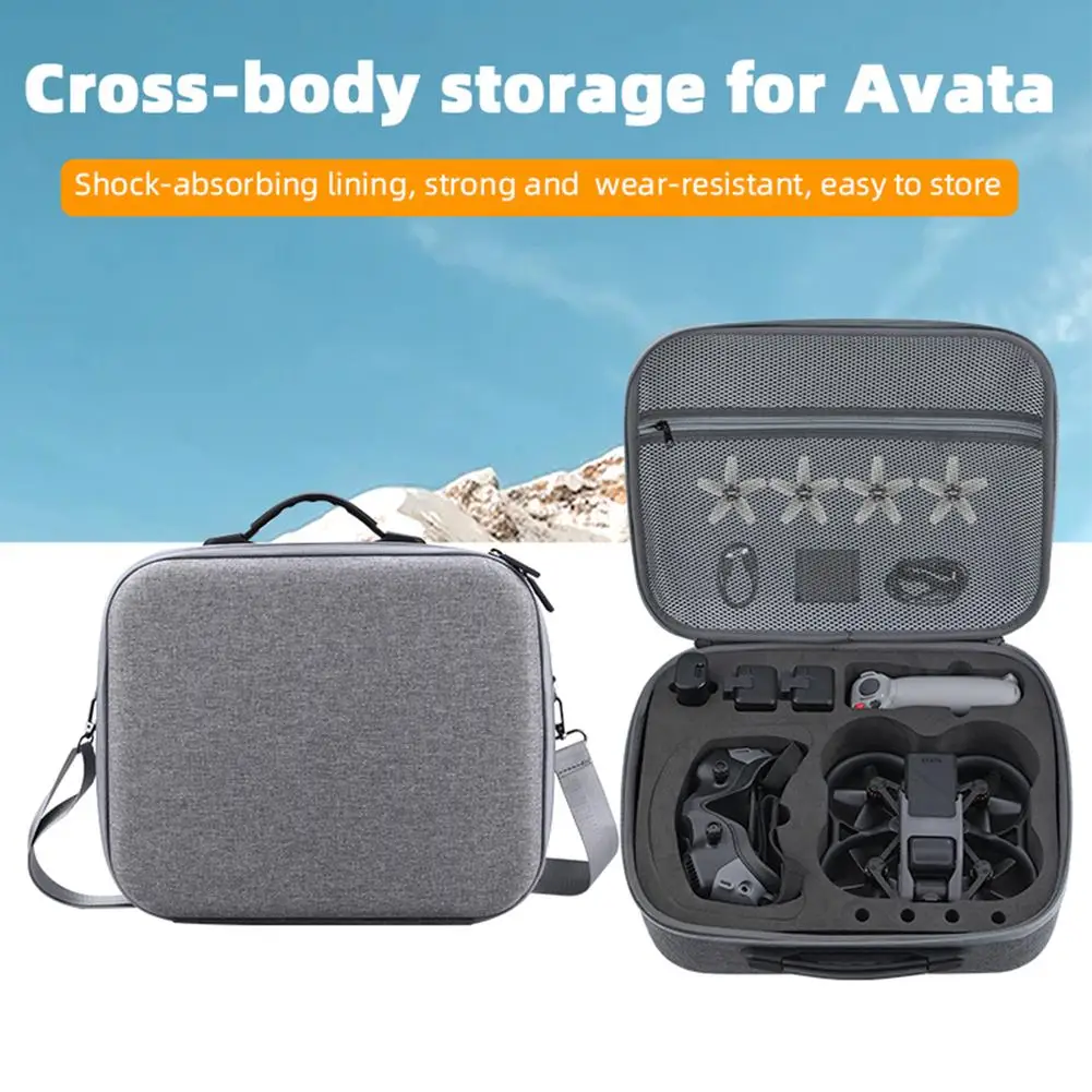 Storage Bag Portable Handbag Protective Case Box Wear-resistant Shoulder Messenger Bag Compatible For Dji Avata
Storage Bag Portable Handbag Protective Case Box Wear-resistant Shoulder Messenger Bag Compatible For Dji Avata