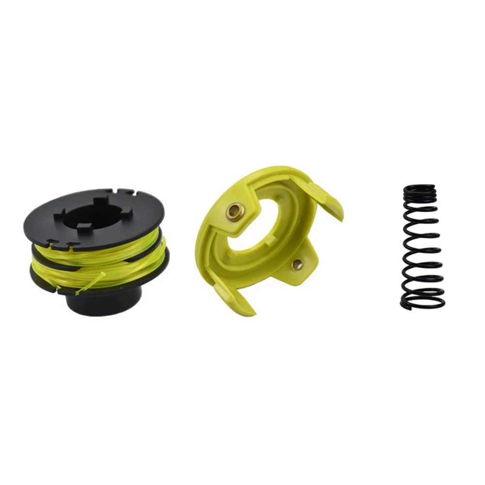 Trimmer Complete Spool 1 Set Black+Yellow Plastic+Metal + Nylon Spring Replacement For Ryobi RAC118 1.2 Mm Spool
Trimmer Complete Spool 1 Set Black+Yellow Plastic+Metal + Nylon Spring Replacement For Ryobi RAC118 1.2 Mm Spool