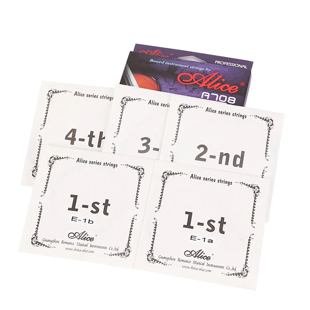 4/4 Violin Strings Full Nylon Pro Single Size String Strings Violin Core EADG Extra For Alice Durable Practical
4/4 Violin Strings Full Nylon Pro Single Size String Strings Violin Core EADG Extra For Alice Durable Practical