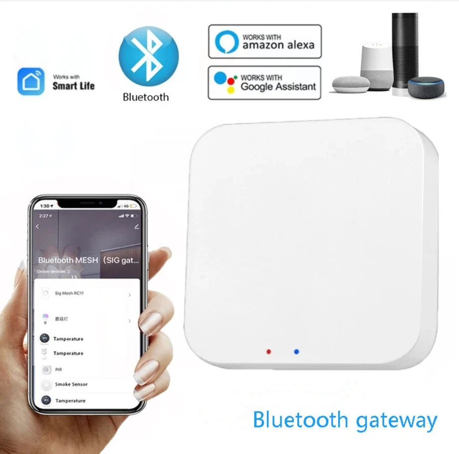 ZigBee Gateway Hub Multi-mode WiFi Bluetooth Mesh Zigbee Gateway Sensor Smart Life Control Work with Alexa and Google Home
ZigBee Gateway Hub Multi-mode WiFi Bluetooth Mesh Zigbee Gateway Sensor Smart Life Control Work with Alexa and Google Home