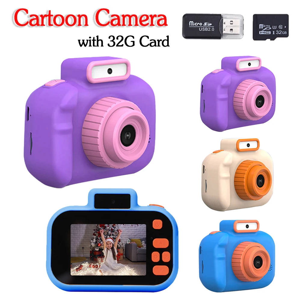 Childrens Camera Waterproof HD Screen Camera Video Toy Front Rear Dual-camera Kids Cartoon Cute Camera Outdoor Photography Toy
Childrens Camera Waterproof HD Screen Camera Video Toy Front Rear Dual-camera Kids Cartoon Cute Camera Outdoor Photography Toy