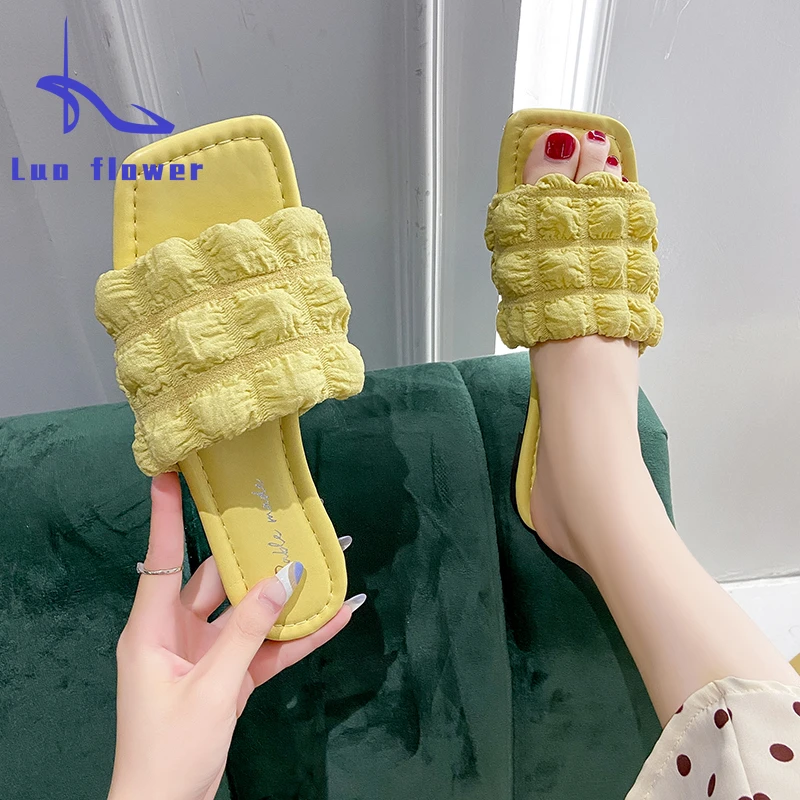 New Fashion Cloth Slippers Women Square Toe Flat Casual Shoes Women Slide 2022 Summer Flip Flops Beach Slipper Big Size 40 T
New Fashion Cloth Slippers Women Square Toe Flat Casual Shoes Women Slide 2022 Summer Flip Flops Beach Slipper Big Size 40 T