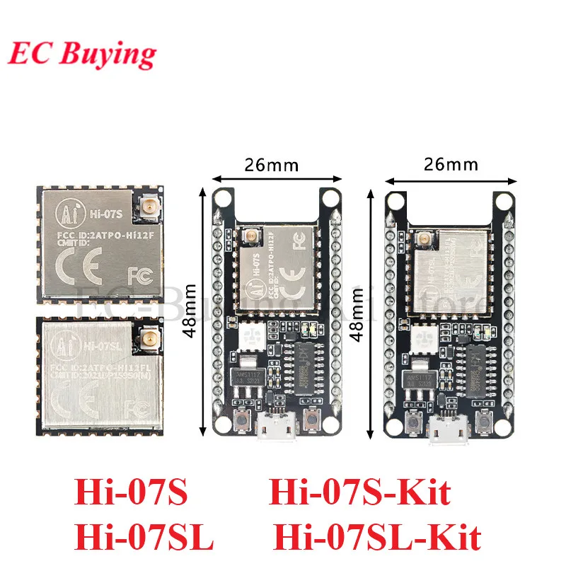 Hi-07S Hi-07SL WiFi Wireless Module Hi-07S-Kit Hi-07SL-Kit Development Board HiSilicon Hi3861 Chip
Hi-07S Hi-07SL WiFi Wireless Module Hi-07S-Kit Hi-07SL-Kit Development Board HiSilicon Hi3861 Chip