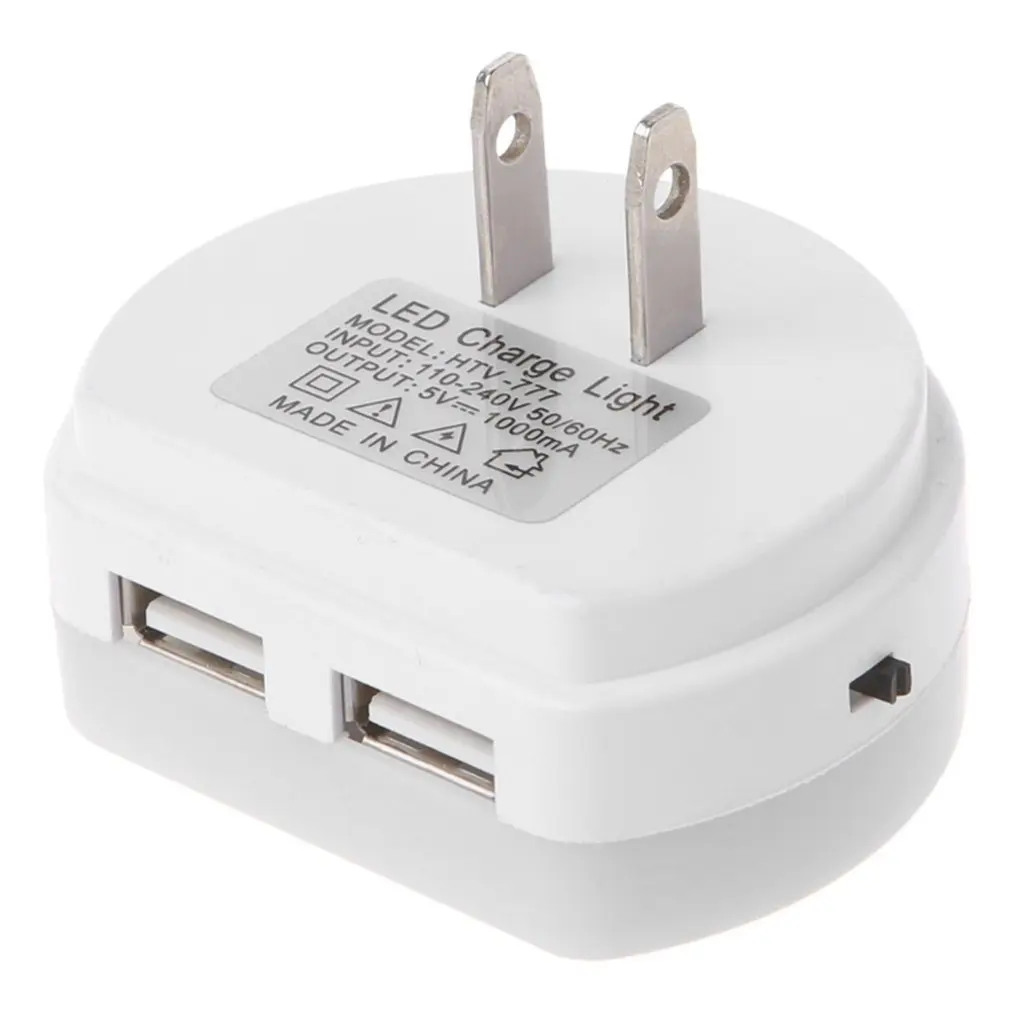 LED Night Light With Dual USB Wall Charger Plug Dusk to Dawn Sensor Wall Lamp US Plug
LED Night Light With Dual USB Wall Charger Plug Dusk to Dawn Sensor Wall Lamp US Plug