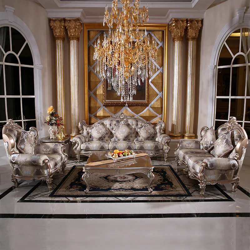 French-style furniture European-style solid wood fabric sofa combination high-grade large-sized living room sofa P1
French-style furniture European-style solid wood fabric sofa combination high-grade large-sized living room sofa P1