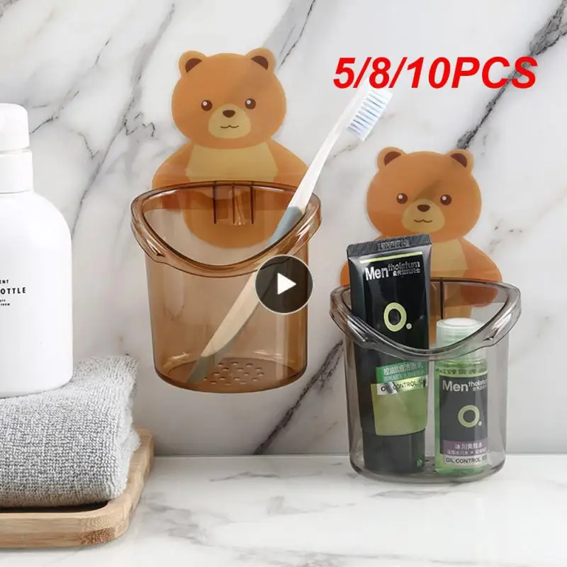 5/8/10PCS Cartoon Animal Toothbrush Holder Punch-Free Mouthwash Cup Brushing Cup Wall-mounted Storage Box Bathroom Accessories
5/8/10PCS Cartoon Animal Toothbrush Holder Punch-Free Mouthwash Cup Brushing Cup Wall-mounted Storage Box Bathroom Accessories