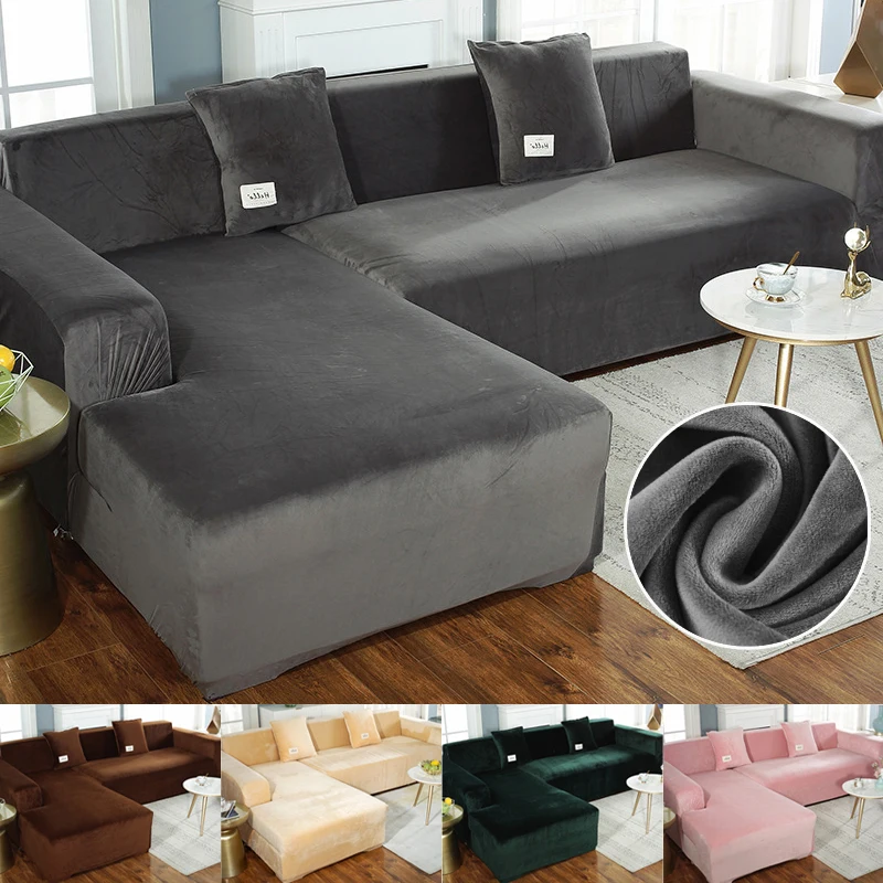 Plush Sofa Cover for Living Room Stretch Velvet Corner Armchair Cushion Couch Furniture Chaise Lounge Slipcover 1/2/3/4 Seaters
Plush Sofa Cover for Living Room Stretch Velvet Corner Armchair Cushion Couch Furniture Chaise Lounge Slipcover 1/2/3/4 Seaters