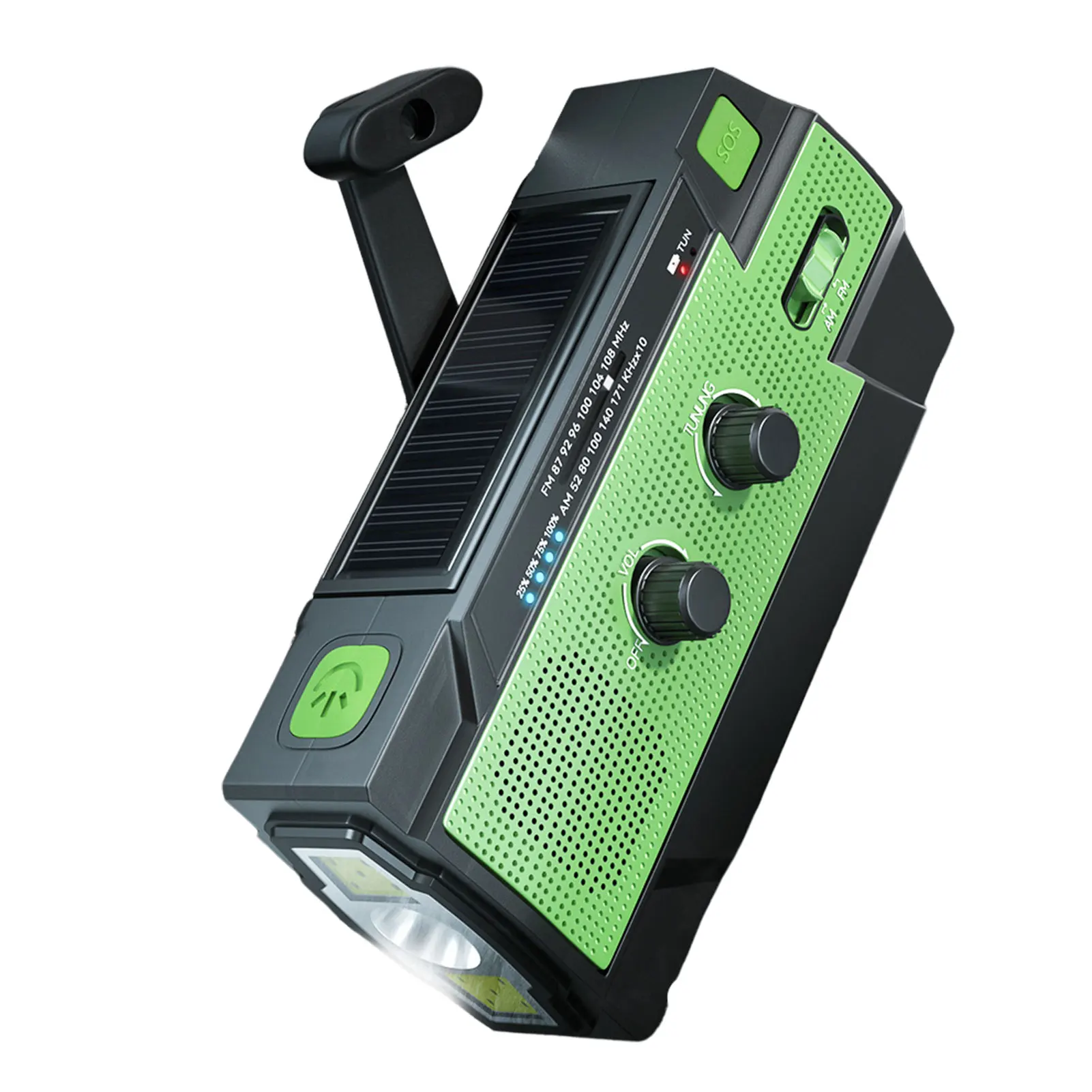4000mAh Multifunctional Portable Radio Hand Crank Solar USB Charging FM AM Weather Radio Emergency LED Flashlight Torch
4000mAh Multifunctional Portable Radio Hand Crank Solar USB Charging FM AM Weather Radio Emergency LED Flashlight Torch