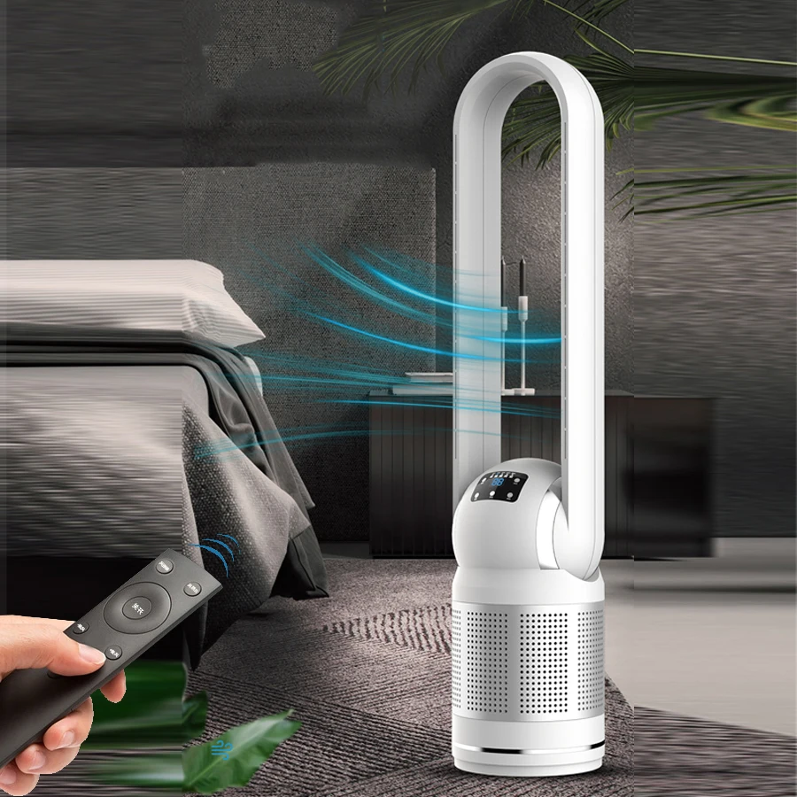 45W Remote Electric Bladeless Fan Timed 8-speed Cold Wind Vertical Floor-standing Touch Screen Smart Purifying Air Circulation
45W Remote Electric Bladeless Fan Timed 8-speed Cold Wind Vertical Floor-standing Touch Screen Smart Purifying Air Circulation
