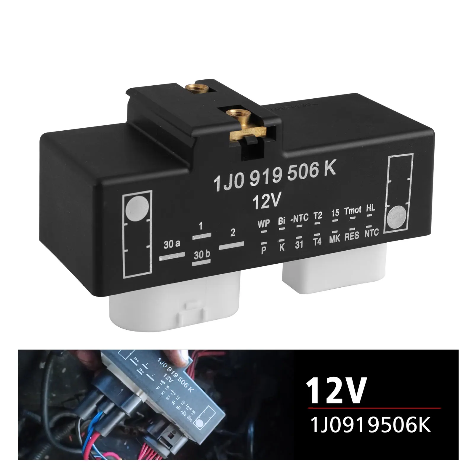 New Cooling Fan Relay Radiator For Radiator Fan Control Unit Module For VW Jetta Golf Tt 00-06 Beetle 1J0919506K/ 1J0 919 506 K
New Cooling Fan Relay Radiator For Radiator Fan Control Unit Module For VW Jetta Golf Tt 00-06 Beetle 1J0919506K/ 1J0 919 506 K
