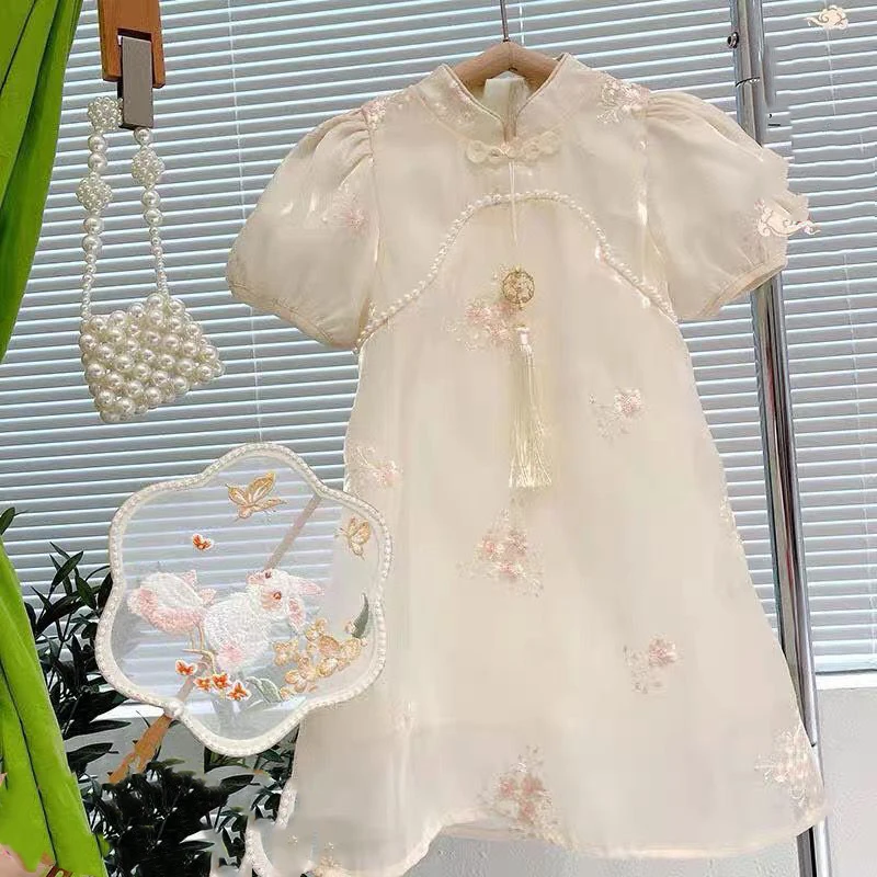 Girls Dress Chinese Style Traditional Dress Baby Girl Clothing Princess Dress Elegant Vintage Dress Children Clothes 2023 New
Girls Dress Chinese Style Traditional Dress Baby Girl Clothing Princess Dress Elegant Vintage Dress Children Clothes 2023 New
