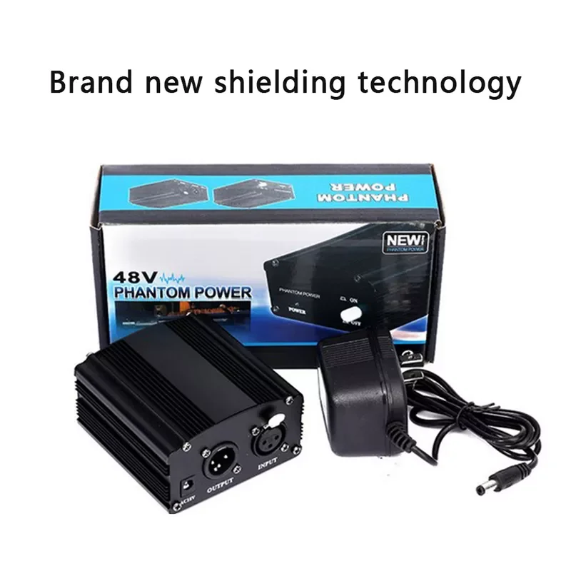 48V Phantom Power Adapter XLR Cable For Condenser Microphone Studio Recording Phantom Power For BM 800 Condenser Mic
48V Phantom Power Adapter XLR Cable For Condenser Microphone Studio Recording Phantom Power For BM 800 Condenser Mic