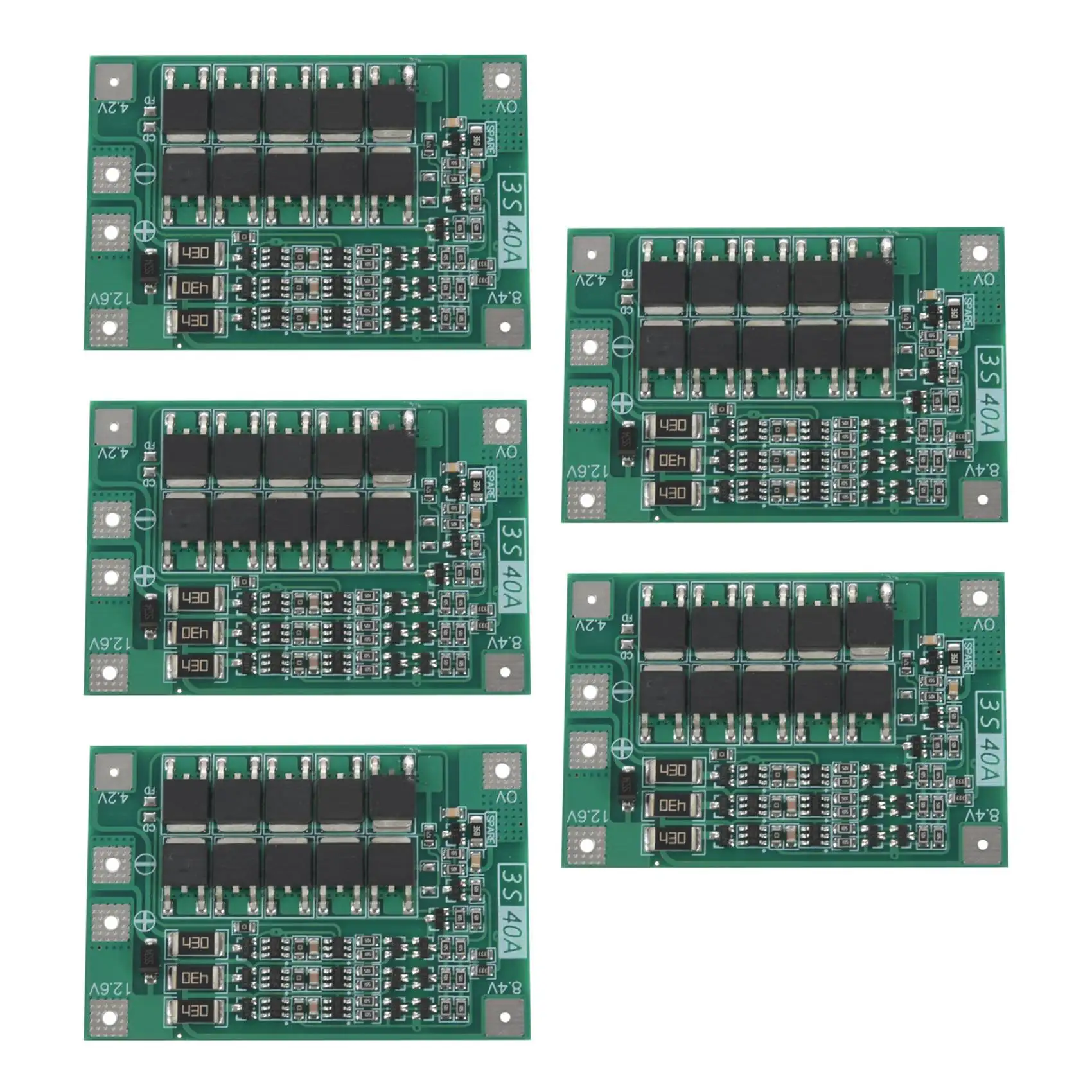 5X 3S 40A for Screwdriver 12V Li-Ion 18650 Bms Pcm Battery Protection Board Bms Pcm with Balance Liion Battery Cell Pack
5X 3S 40A for Screwdriver 12V Li-Ion 18650 Bms Pcm Battery Protection Board Bms Pcm with Balance Liion Battery Cell Pack