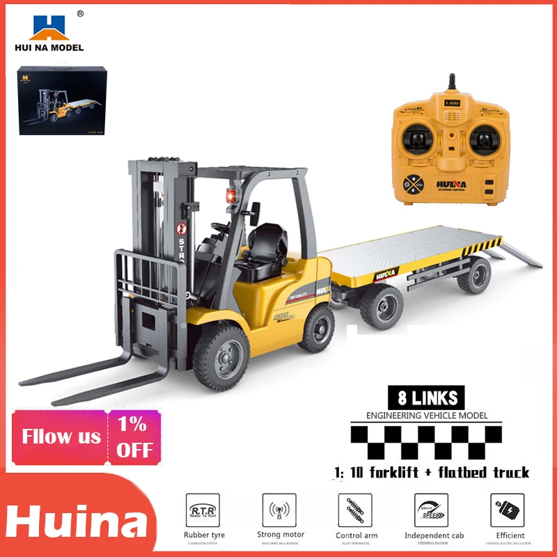 Huina 1576 8CH 1:10 дистанционное управление сплав 2,4G беспроводной большой пульт дистанционного управления автомобиль инженерный грузовик вилочный погрузчик + Плоский автомобиль игрушка
Huina 1576 8CH 1:10 дистанционное управление сплав 2,4G беспроводной большой пульт дистанционного управления автомобиль инженерный грузовик вилочный погрузчик + Плоский автомобиль игрушка