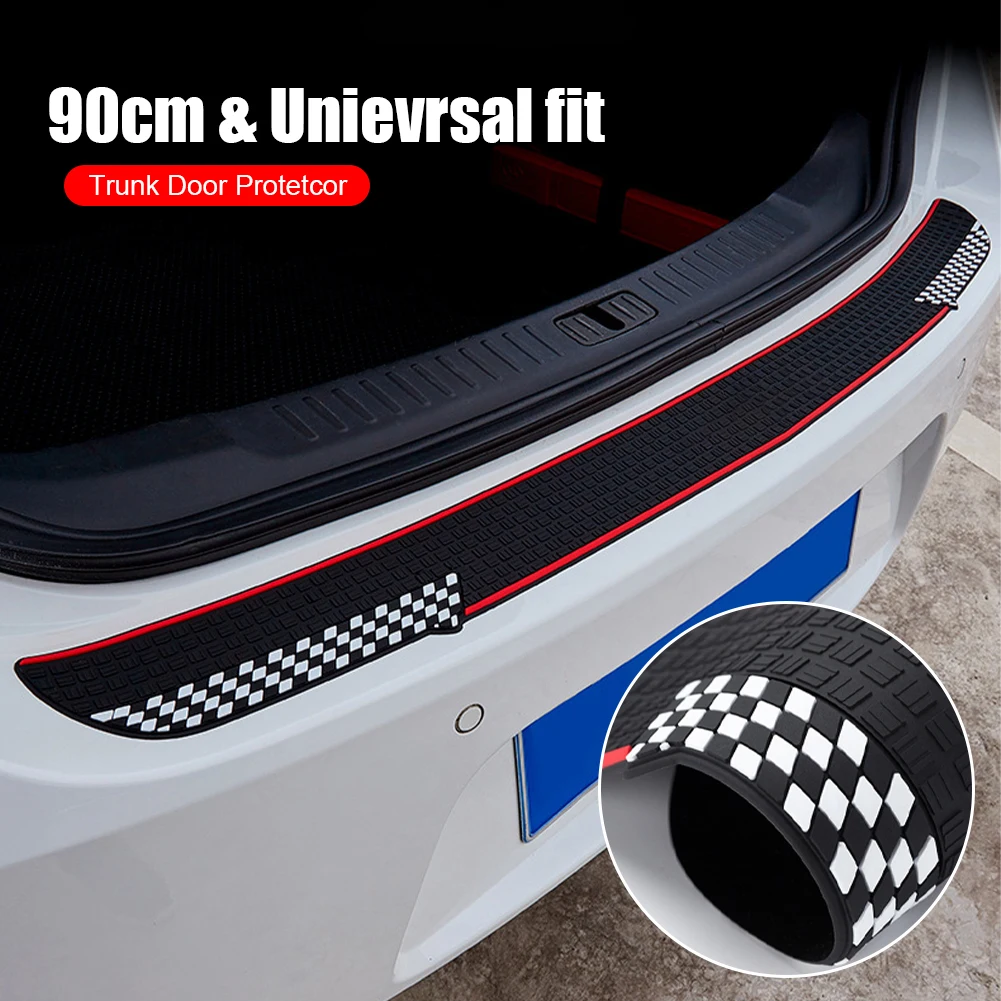 90CM Universal Car Rear Door Guard Bumper Protector Anti-Scratch Rubber Sticker Black Car Door Sill Plate Protection Accessories
90CM Universal Car Rear Door Guard Bumper Protector Anti-Scratch Rubber Sticker Black Car Door Sill Plate Protection Accessories