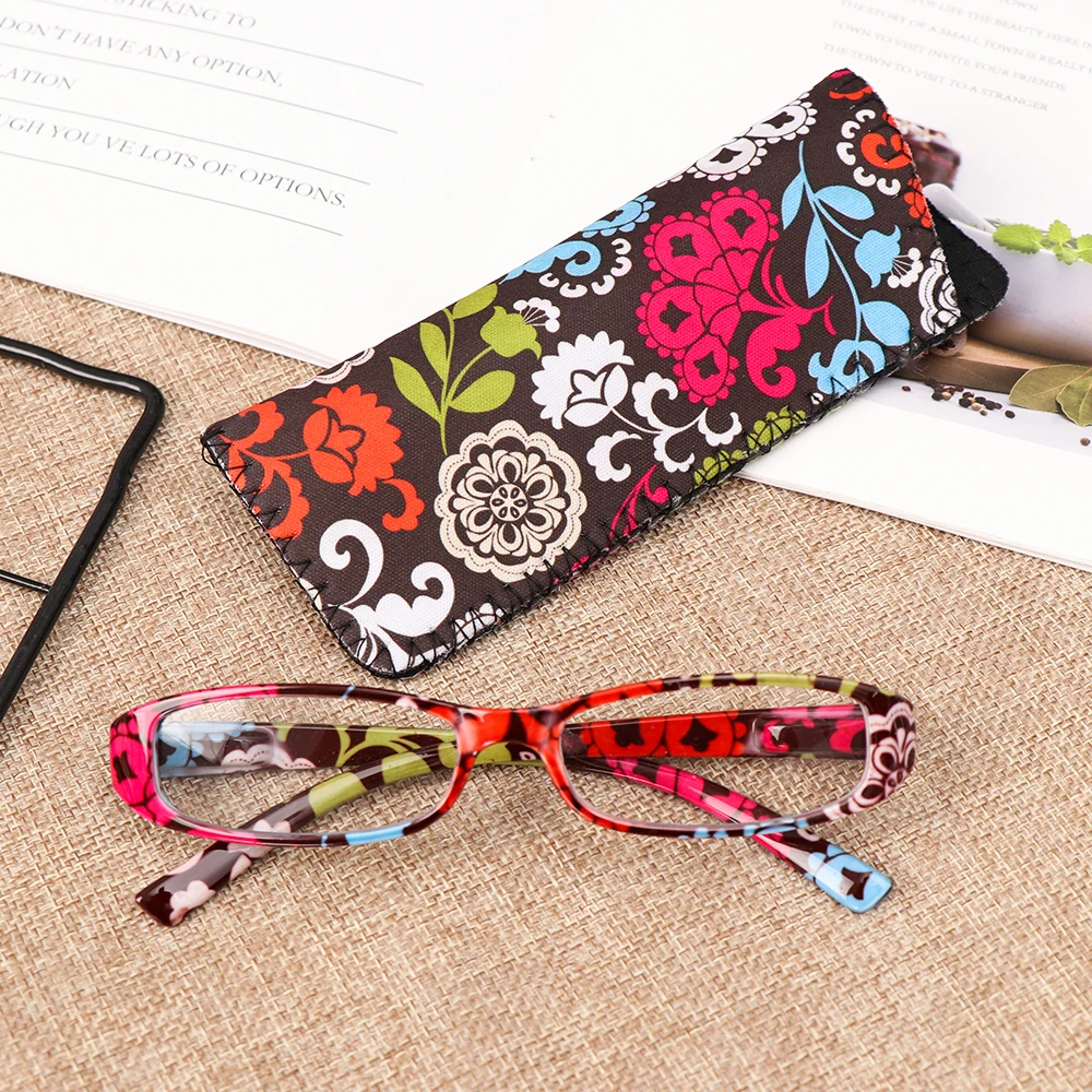 1PC New Fashion Women Reading Glasses Matching Pouch Ultra Light Resin Print Flower Magnifying Eyeglasses Vision Care
1PC New Fashion Women Reading Glasses Matching Pouch Ultra Light Resin Print Flower Magnifying Eyeglasses Vision Care