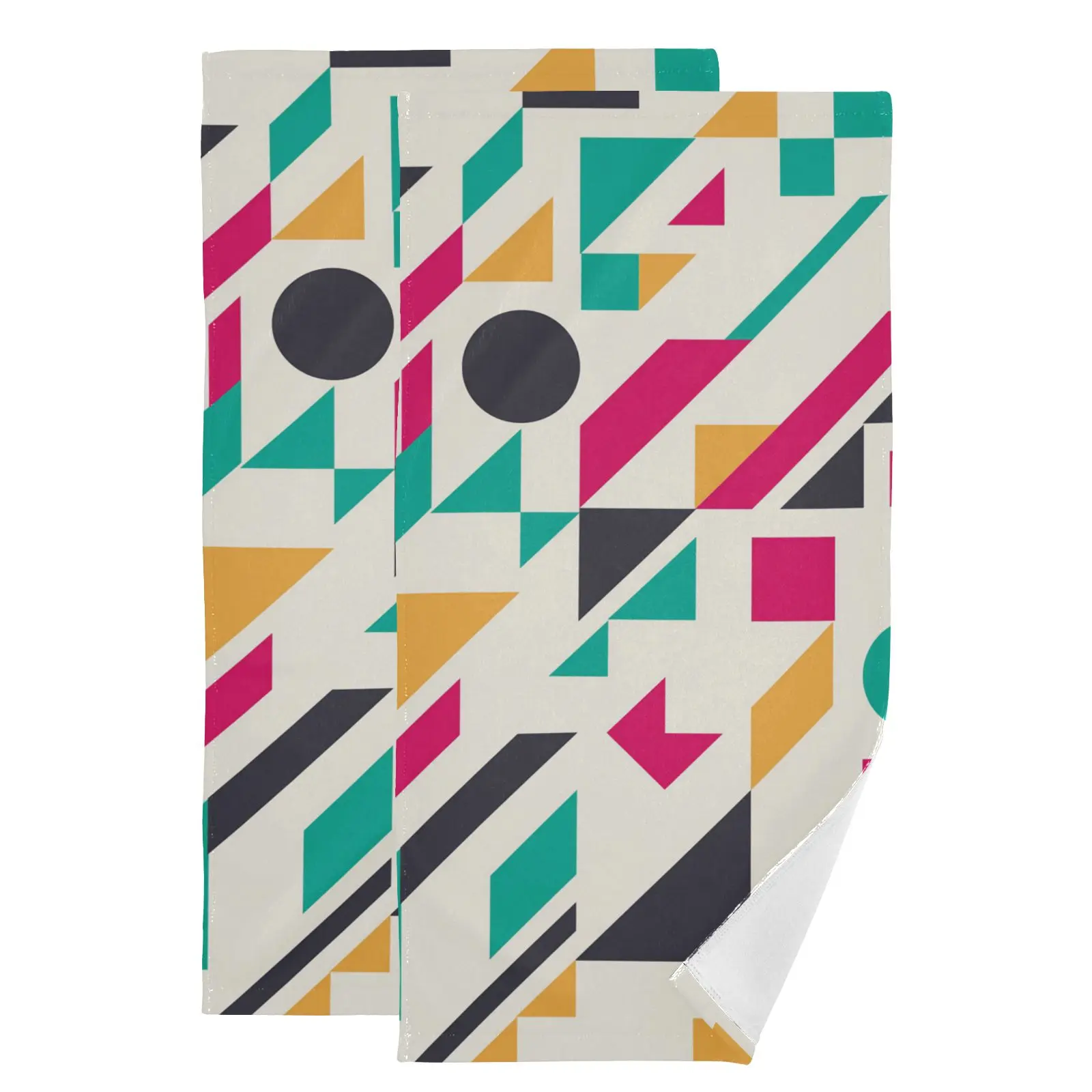 Irregular Geometric Print Towel Set Of 2 Soft Absorbent Bathroom Towel Washcloth Daily Use Face Bath Hand Towel Comfort Fabric
Irregular Geometric Print Towel Set Of 2 Soft Absorbent Bathroom Towel Washcloth Daily Use Face Bath Hand Towel Comfort Fabric