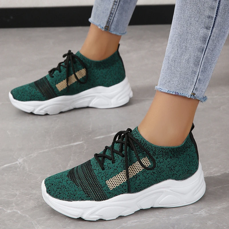 Green Casual Sneakers Women's Shoes Summer 2022 Trends Comfortable Breathable Mesh Vulcanized Shoes Light Lace-Up Gym Exercise
Green Casual Sneakers Women's Shoes Summer 2022 Trends Comfortable Breathable Mesh Vulcanized Shoes Light Lace-Up Gym Exercise