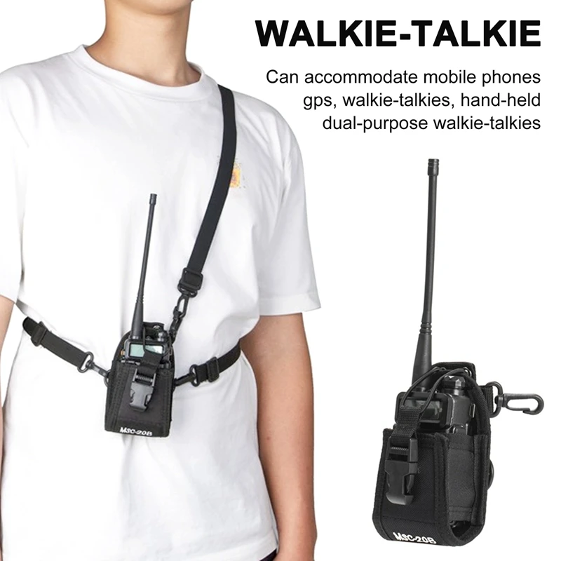 MSC-20B Walkie-Talkie Nylon Cover Bag For Baofeng Quansheng TYT UV-5R UV9R Plus UV-82 Walkie-Talkie Storage Bag
MSC-20B Walkie-Talkie Nylon Cover Bag For Baofeng Quansheng TYT UV-5R UV9R Plus UV-82 Walkie-Talkie Storage Bag