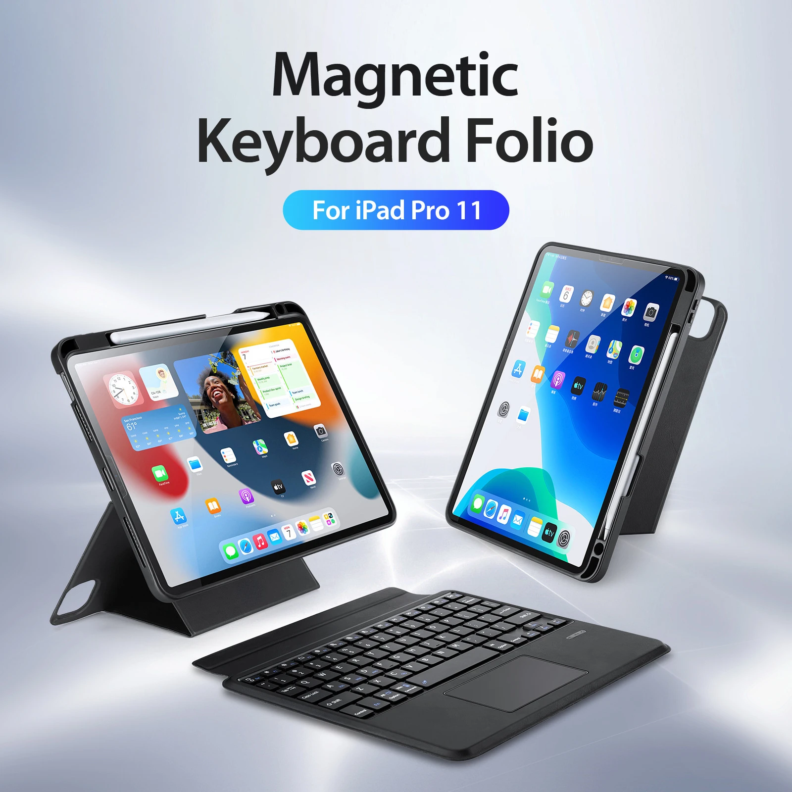 Волшебная Магнитная планшетофон для IPad Pro11 2024 Ipad10th Air6 4 5 10 9 Ipad 2 Pro10.5 Air3