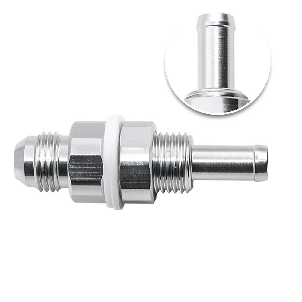 Silver Car Fuel Tank Fitting 6AN Male Flare Bulkhead To 5/16 Hose Barb Fuel Tank Fitting Auto Modified Aluminu
Silver Car Fuel Tank Fitting 6AN Male Flare Bulkhead To 5/16 Hose Barb Fuel Tank Fitting Auto Modified Aluminu