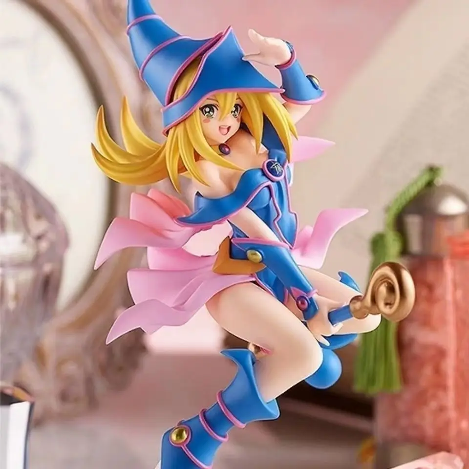 

Anime 21cm Yu-Gi-Oh! Dark Magician Girl Monster PVC Figure Action Mutou Yugi Figure Figurine Collectible Model Doll Toys Gift