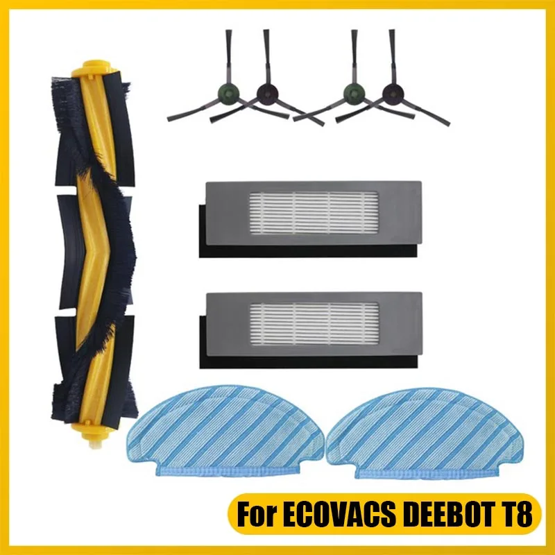 Main Side Brush Accessories for ECOVACS DEEBOT OZMO T8 T8 AIVI Robot Vacuum Cleaner Dust Bag Hepa Filter Mop Cloth Replacement
Main Side Brush Accessories for ECOVACS DEEBOT OZMO T8 T8 AIVI Robot Vacuum Cleaner Dust Bag Hepa Filter Mop Cloth Replacement