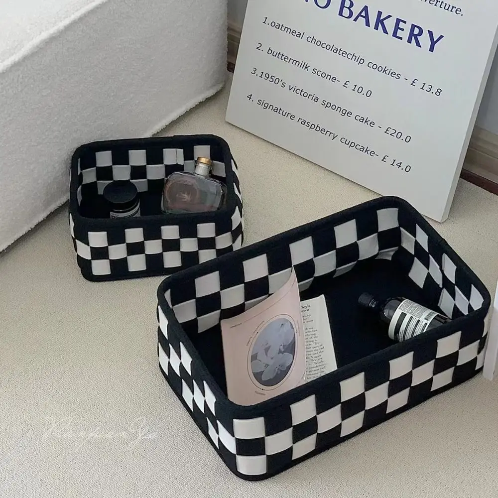 Decorative Strong Bearing Load for Bedroom High Capacity Sundries Organizer Storage Box Storage Basket Makeup Organizer
Decorative Strong Bearing Load for Bedroom High Capacity Sundries Organizer Storage Box Storage Basket Makeup Organizer