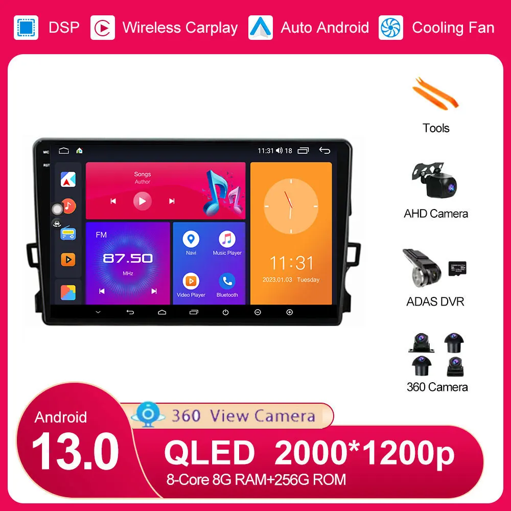 Android 13 For Toyota Auris 2006 2007 2008 - 2012 Car Dash Camer Led Interior Light Video
Android 13 For Toyota Auris 2006 2007 2008 - 2012 Car Dash Camer Led Interior Light Video