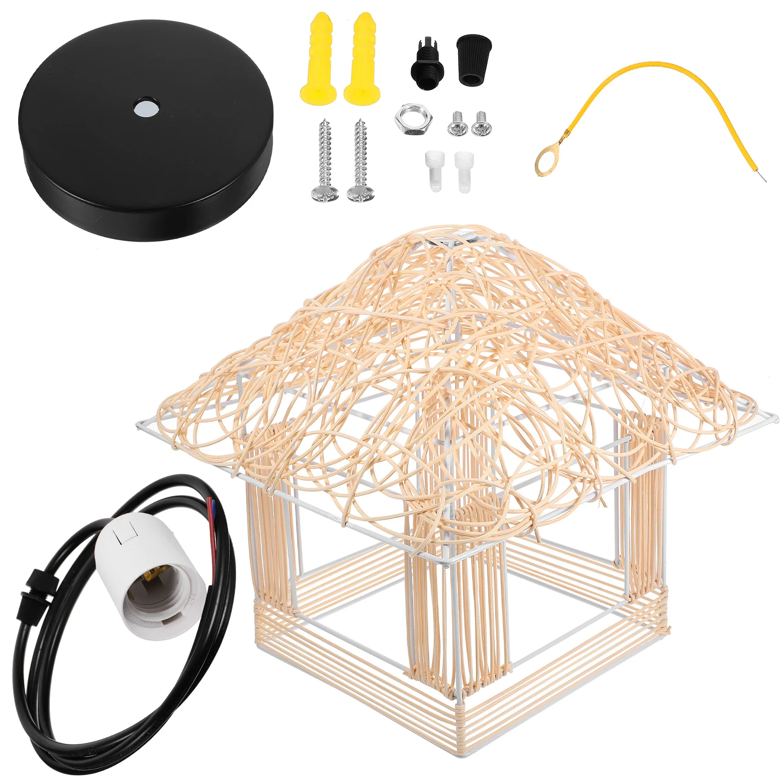 Rattan Chandelier Light Fixture Decorative Lamp Takraw Weaving Ceiling Lights Kitchen
Rattan Chandelier Light Fixture Decorative Lamp Takraw Weaving Ceiling Lights Kitchen