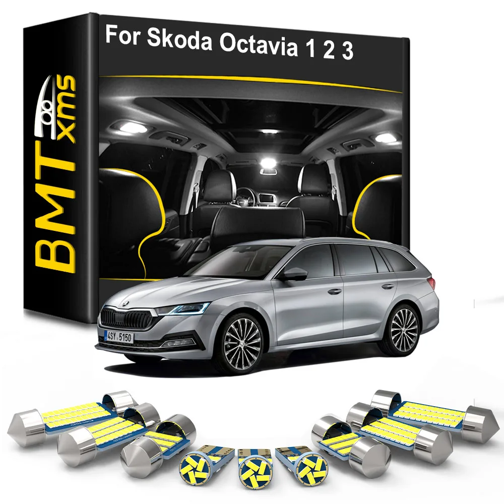 

BMTxms LED Interior Light For Skoda Octavia 1 2 3 MK1 MK2 MK3 RS A5 A7 1U 1U2 1Z 1Z3 5E3 5E5 Combi 2004 2010 2011 2014 2017 2019