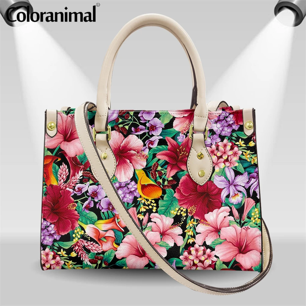 Coloranimal Pretty Hawaii Hibiscus Flower Printing Ladies Messenger Bag 2022 Luxury PU Leather Shoulder Bag for Women Tote Bolsa
Coloranimal Pretty Hawaii Hibiscus Flower Printing Ladies Messenger Bag 2022 Luxury PU Leather Shoulder Bag for Women Tote Bolsa