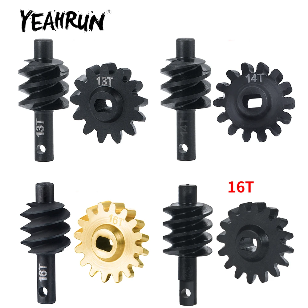 YEAHRUN Steel Differential 12T/13T/14T/16T Axle Gear for Axial SCX24 Deadbolt Gladiator Bronco 1/24 RC Crawler Car Truck Parts
YEAHRUN Steel Differential 12T/13T/14T/16T Axle Gear for Axial SCX24 Deadbolt Gladiator Bronco 1/24 RC Crawler Car Truck Parts