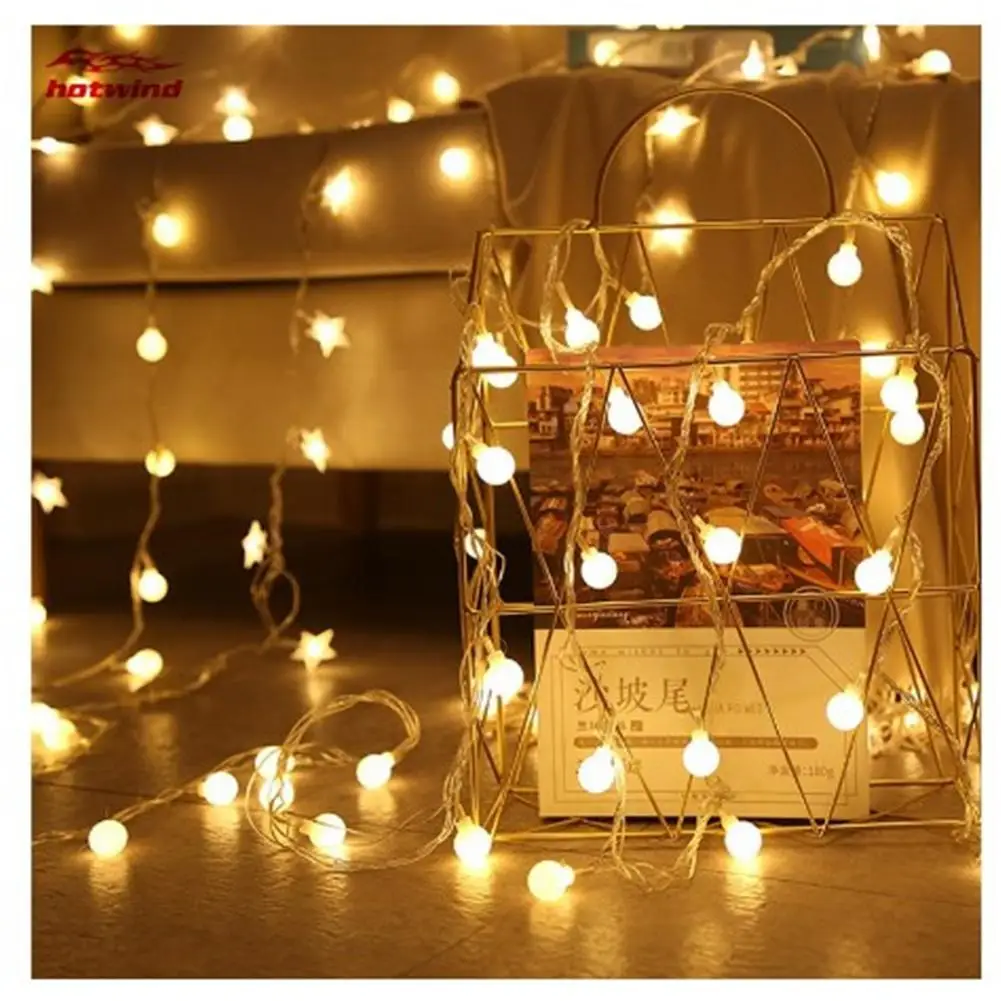 3M Led String Lights For Home Garden Wedding Parties Holiday Decoration With White Ball Batteries Powered Fairy Garland Lamps
3M Led String Lights For Home Garden Wedding Parties Holiday Decoration With White Ball Batteries Powered Fairy Garland Lamps