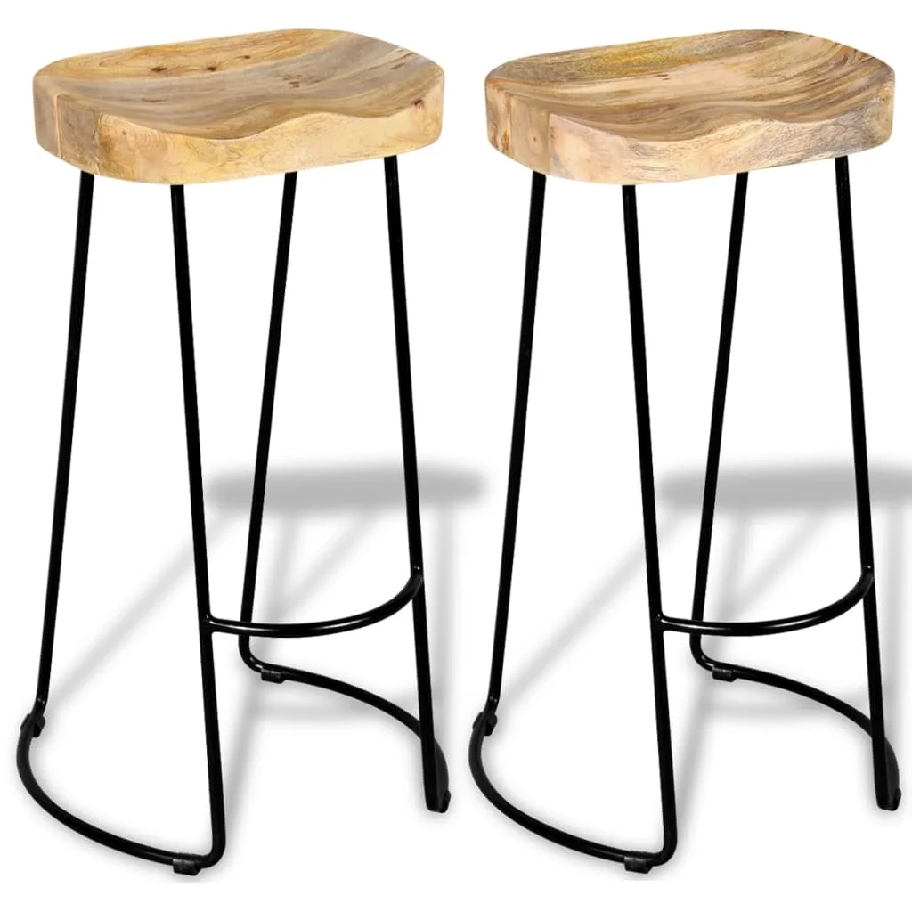 Bar Stool Chair Counter Stools Set of 2 Kitchen Decor for Counter Solid Mango Wood
Bar Stool Chair Counter Stools Set of 2 Kitchen Decor for Counter Solid Mango Wood