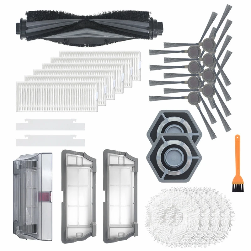 27Pcs For ECOVACS Deebot N9+ Accessories Robot Vacuum Cleaner With Side Brush Main Brush Dust Box Filter Cleaning
27Pcs For ECOVACS Deebot N9+ Accessories Robot Vacuum Cleaner With Side Brush Main Brush Dust Box Filter Cleaning