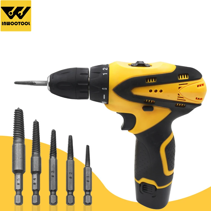 5 Pieces Broken Screw Extractor Electric Drill Bit Set Nut Damaged Bolt Remover Hex Spanner Power Tool Woodworking Metalworking
5 Pieces Broken Screw Extractor Electric Drill Bit Set Nut Damaged Bolt Remover Hex Spanner Power Tool Woodworking Metalworking