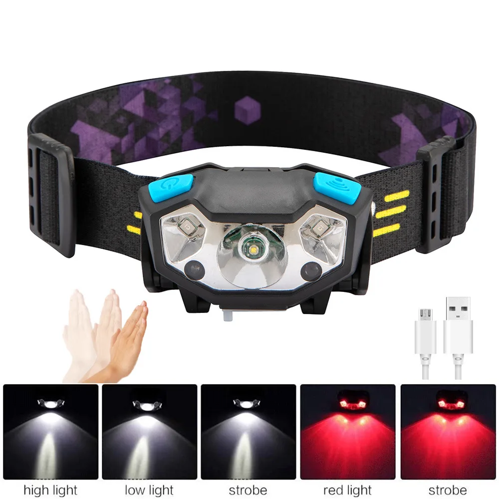 Outdoor Cycling Mini Running Light LED Dual Lamp Source Wave Sensing Headlight USB Charging Headlight
Outdoor Cycling Mini Running Light LED Dual Lamp Source Wave Sensing Headlight USB Charging Headlight