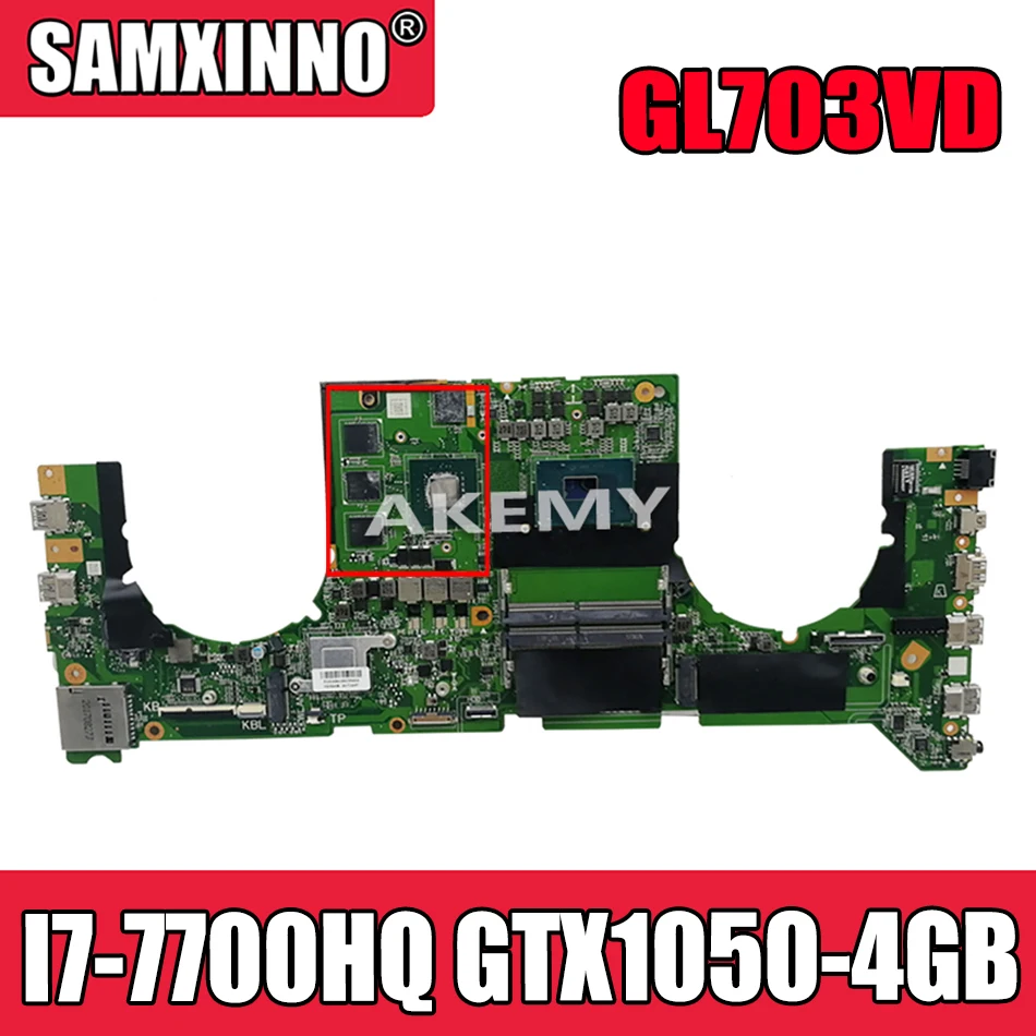Материнская плата Akemy DABKNMB28A0 для ноутбука ASUS ROG Strix GL703VD, оригинальная материнская плата
Материнская плата Akemy DABKNMB28A0 для ноутбука ASUS ROG Strix GL703VD, оригинальная материнская плата