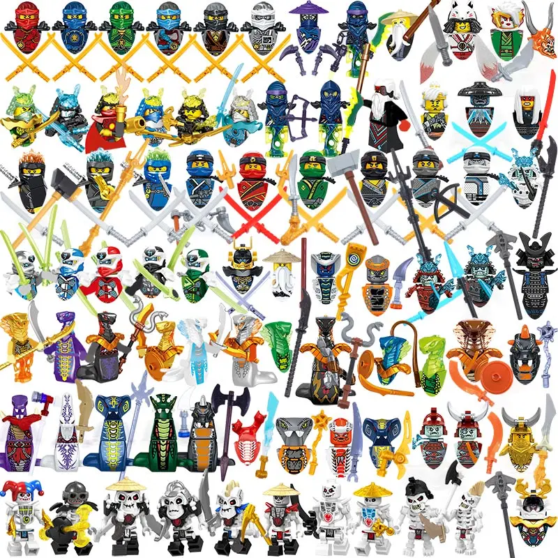 Ninja Set Mini Doll Action Figure Toy Motorcycle Kai Jay Jane Snake Skeleton Garmadon Pythor Samurai Building Block Brick
Ninja Set Mini Doll Action Figure Toy Motorcycle Kai Jay Jane Snake Skeleton Garmadon Pythor Samurai Building Block Brick
