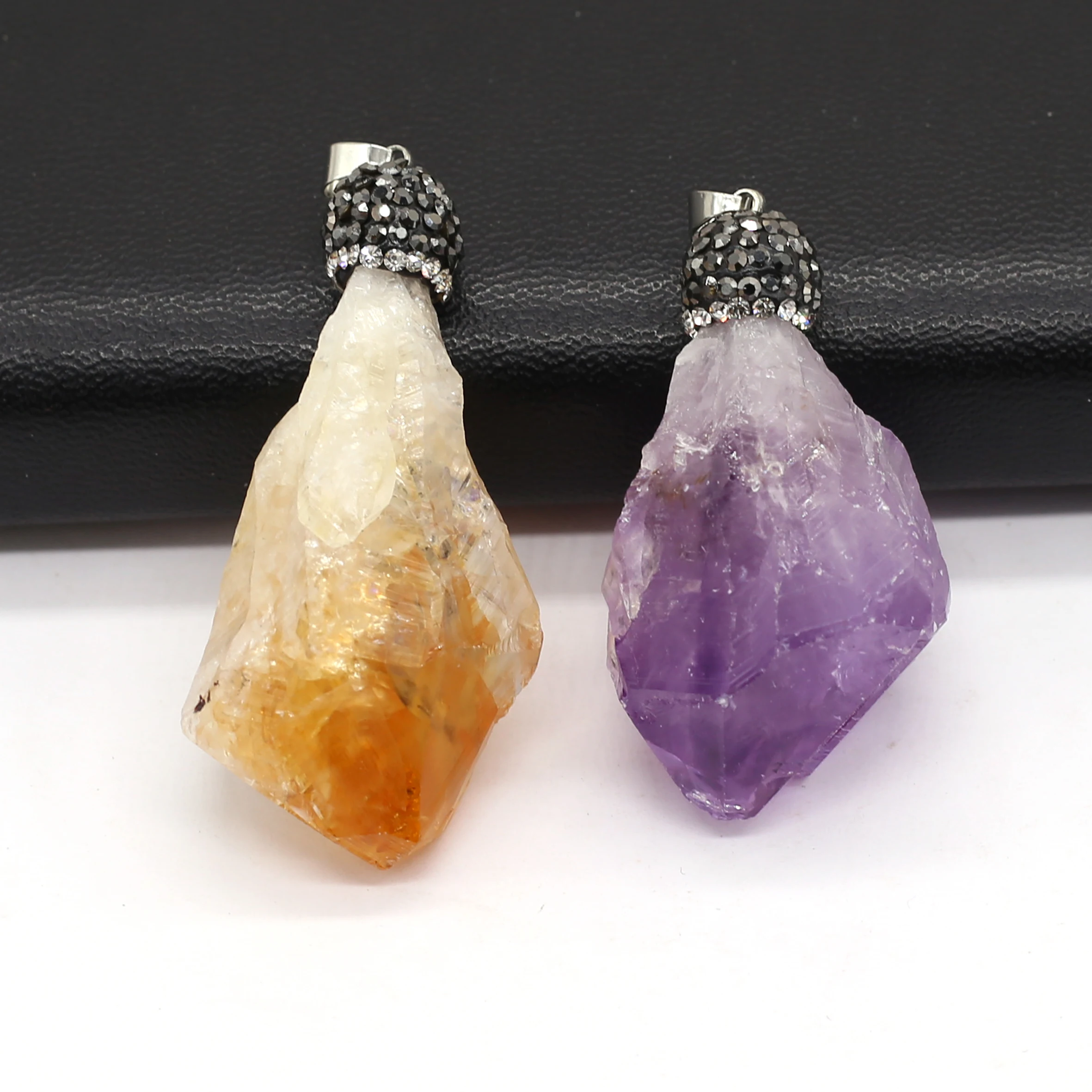 Natural Stone Amethyst Citrine Irregular Pendant For Jewelry Making DIY Necklace Earring Accessories Charm Gift Free Shipping1PC
Natural Stone Amethyst Citrine Irregular Pendant For Jewelry Making DIY Necklace Earring Accessories Charm Gift Free Shipping1PC
