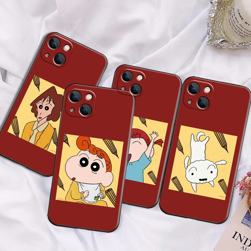 Crayon Shin-chan For Apple iPhone 13 12 11 Pro 12 13 Mini X XR XS Max SE 5 6 6s 7 8 Plus Phone Case Liquid Silicon Carcasa
Crayon Shin-chan For Apple iPhone 13 12 11 Pro 12 13 Mini X XR XS Max SE 5 6 6s 7 8 Plus Phone Case Liquid Silicon Carcasa