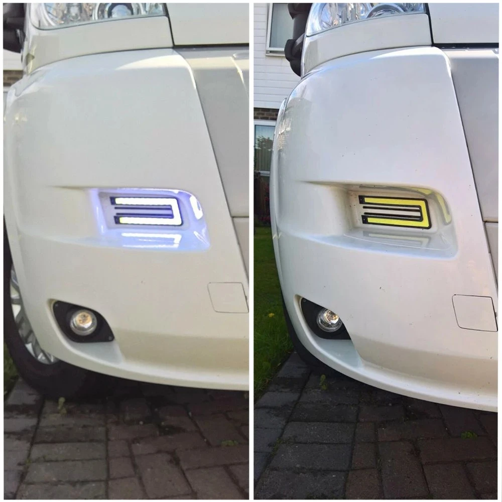 2x Led Car Daytime Running Lights Lamp For Peugeot Boxer Citroen Relay Fiat Ducato Motorhomes Vans DRL Auto Exterior Accessories
2x Led Car Daytime Running Lights Lamp For Peugeot Boxer Citroen Relay Fiat Ducato Motorhomes Vans DRL Auto Exterior Accessories