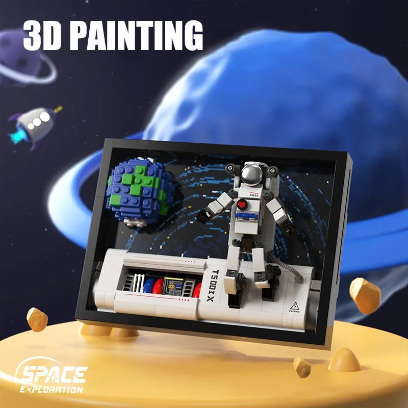 Городской Космос астронавт 3D живопись модель строительные блоки идеи DIY космонавт картина рамка Кирпичи игрушки для детей Подарки
Городской Космос астронавт 3D живопись модель строительные блоки идеи DIY космонавт картина рамка Кирпичи игрушки для детей Подарки