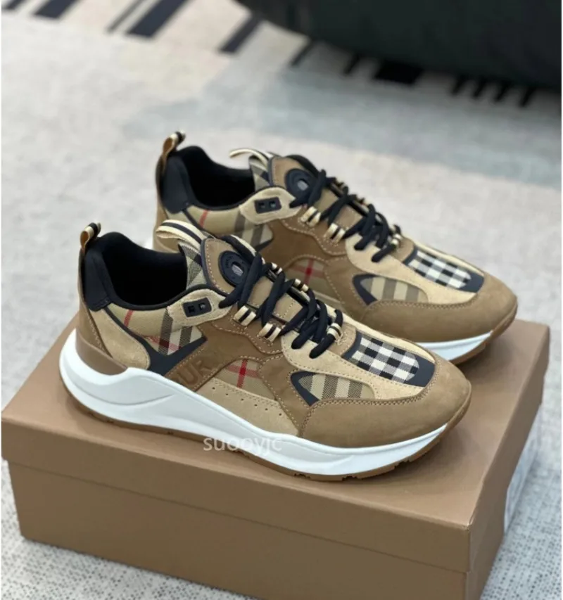 

2023 Hot Luxury Low Top for Men Trainers White Genuine Leather Sports Heels Flats Sneakers Runner Driving Shoes Footwear01